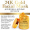 30ml η βοτανική μάσκα προσώπου φροντίδας δέρματος 24k χρυσή τακτοποιεί Breakouts και συρρικνώνεται τους πόρους